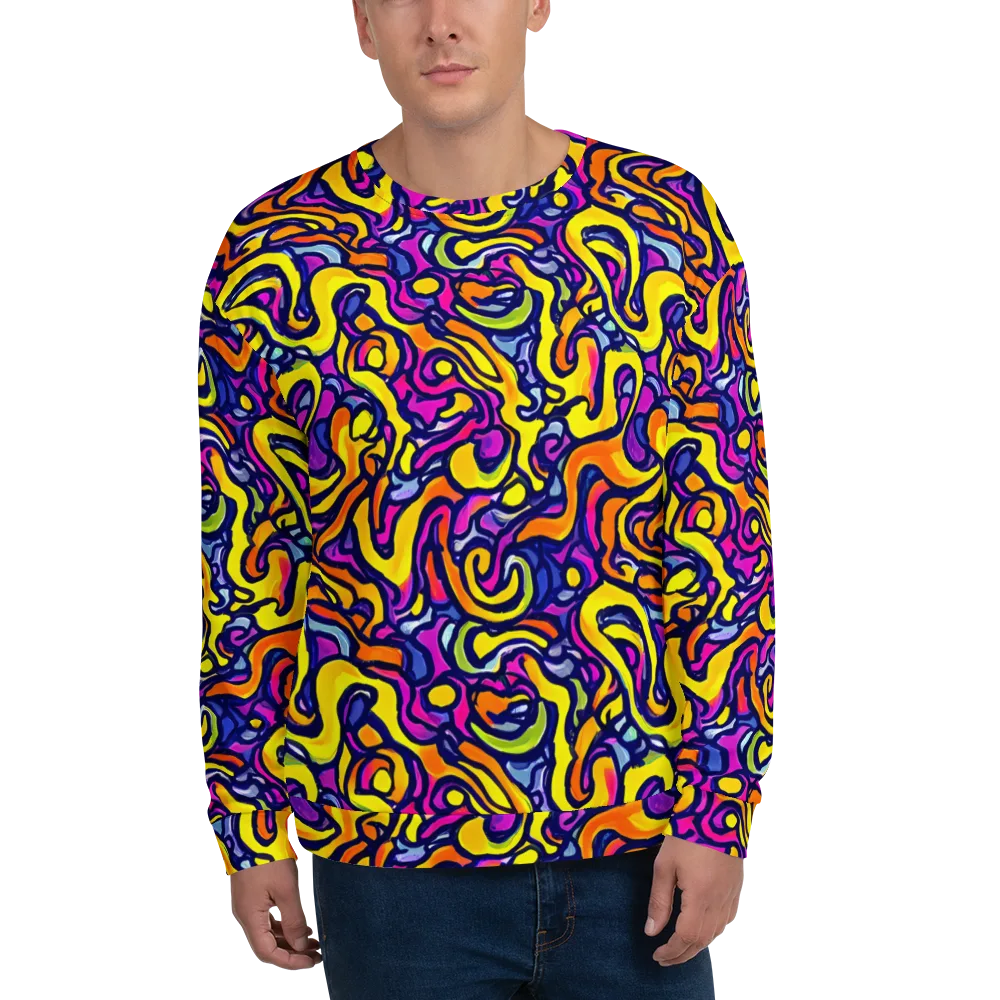 Radiant Turbulence on Sweatshirt — Front