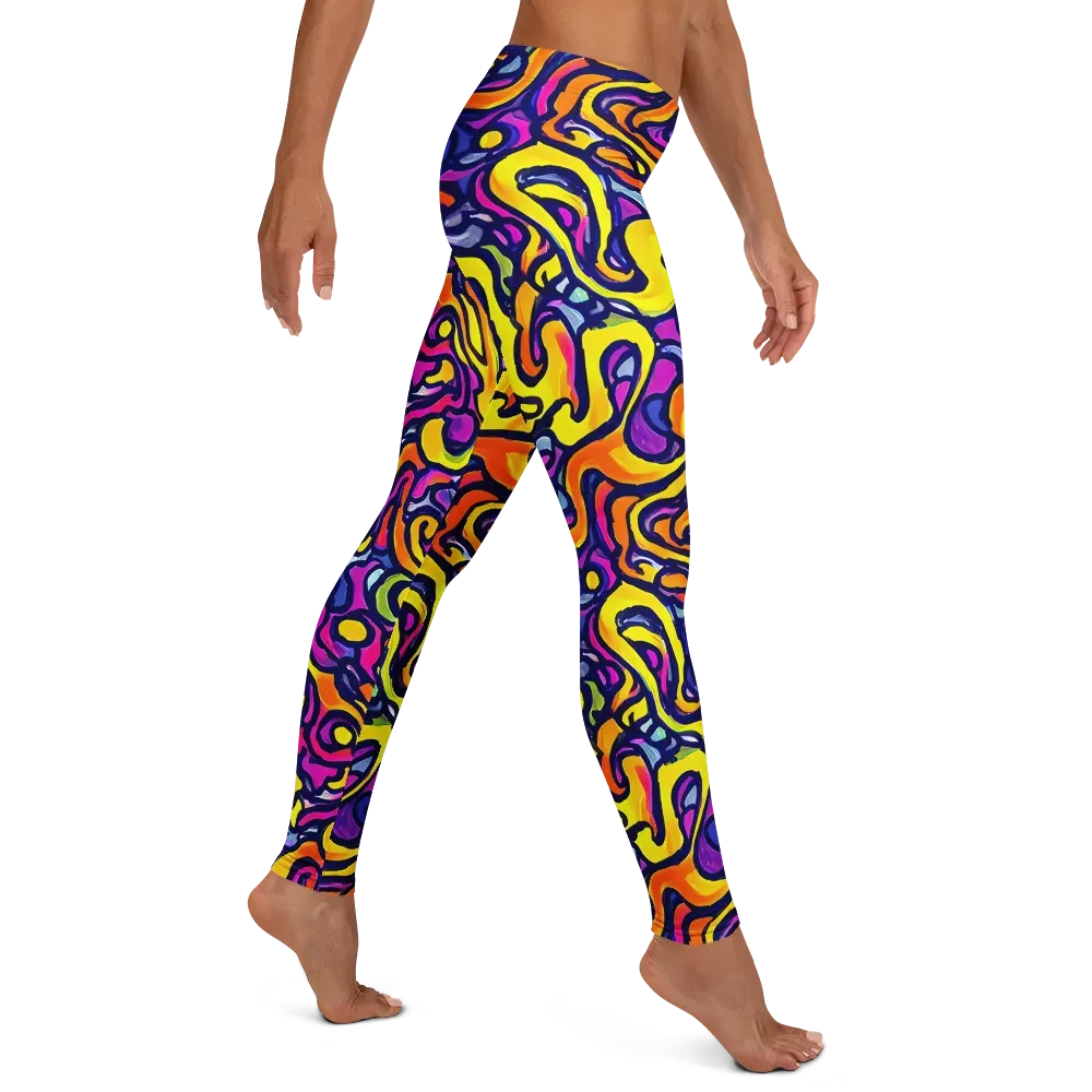 Radiant Turbulence on Leggings — Right