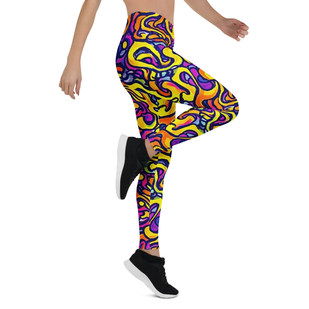 Radiant Turbulence on Leggings — Right
