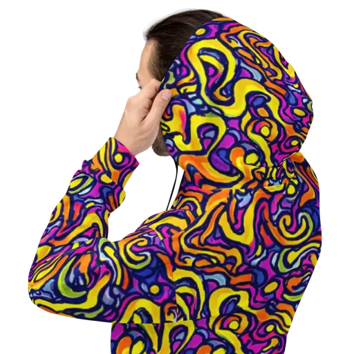 Radiant Turbulence on a Hoodie