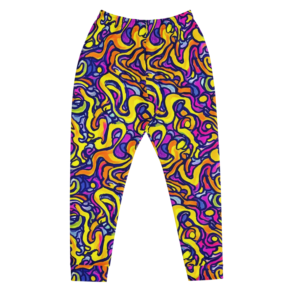 Radiant Turbulence on Men's Joggers — Front