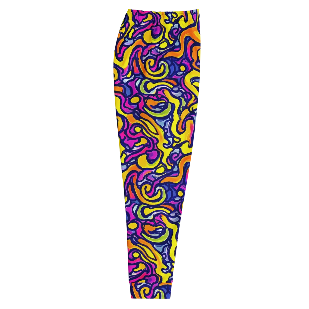 Radiant Turbulence on Men's Joggers — Right