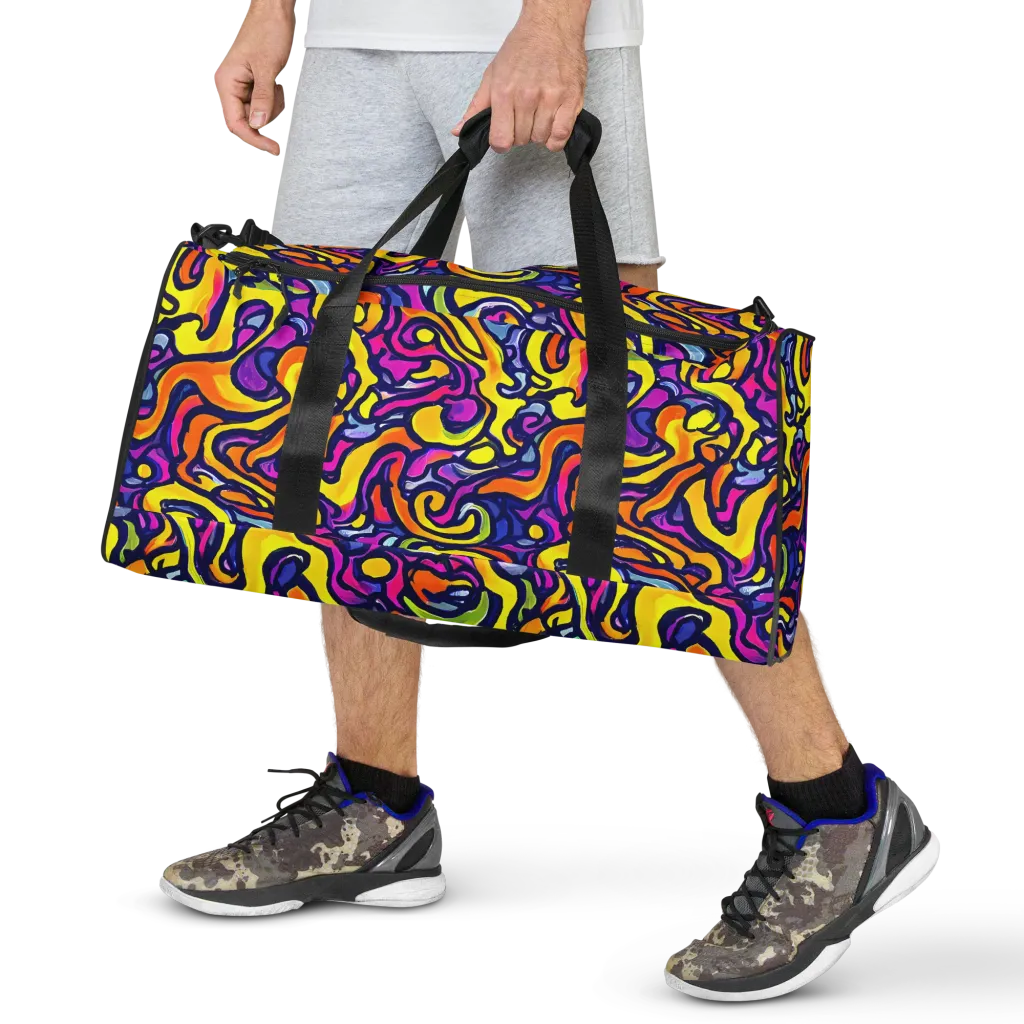Radiant Turbulence on Duffle Bag — Front