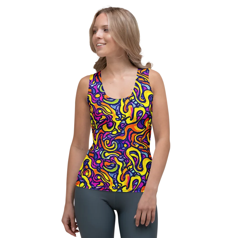 Radiant Turbulence on Women's Tank Top — Front