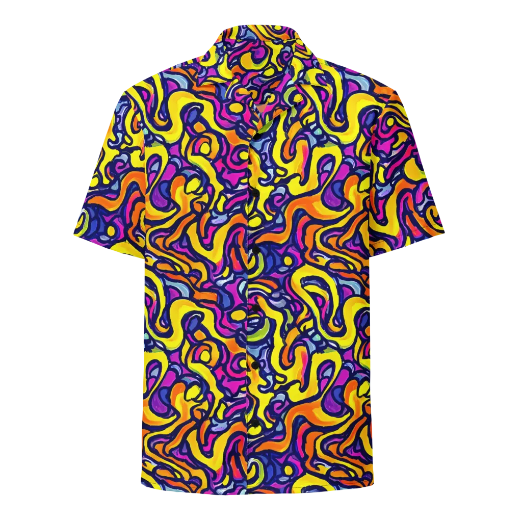 Radiant Turbulence on Button Shirt — Front