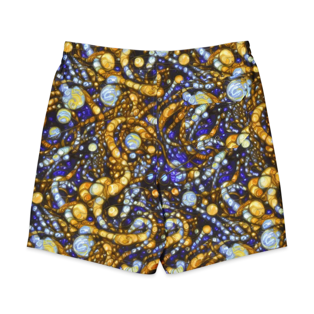 Molten Cobalt on Men's Board Shorts — Back