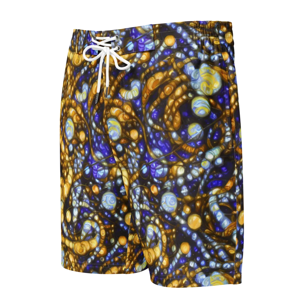 Molten Cobalt on Men's Board Shorts — Front