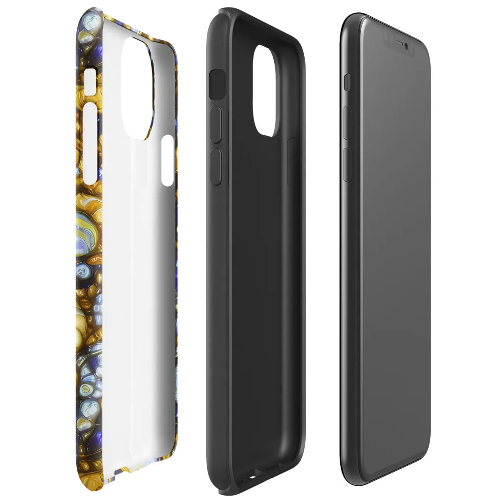 Molten Cobalt on Tough Case for iPhone® — Right