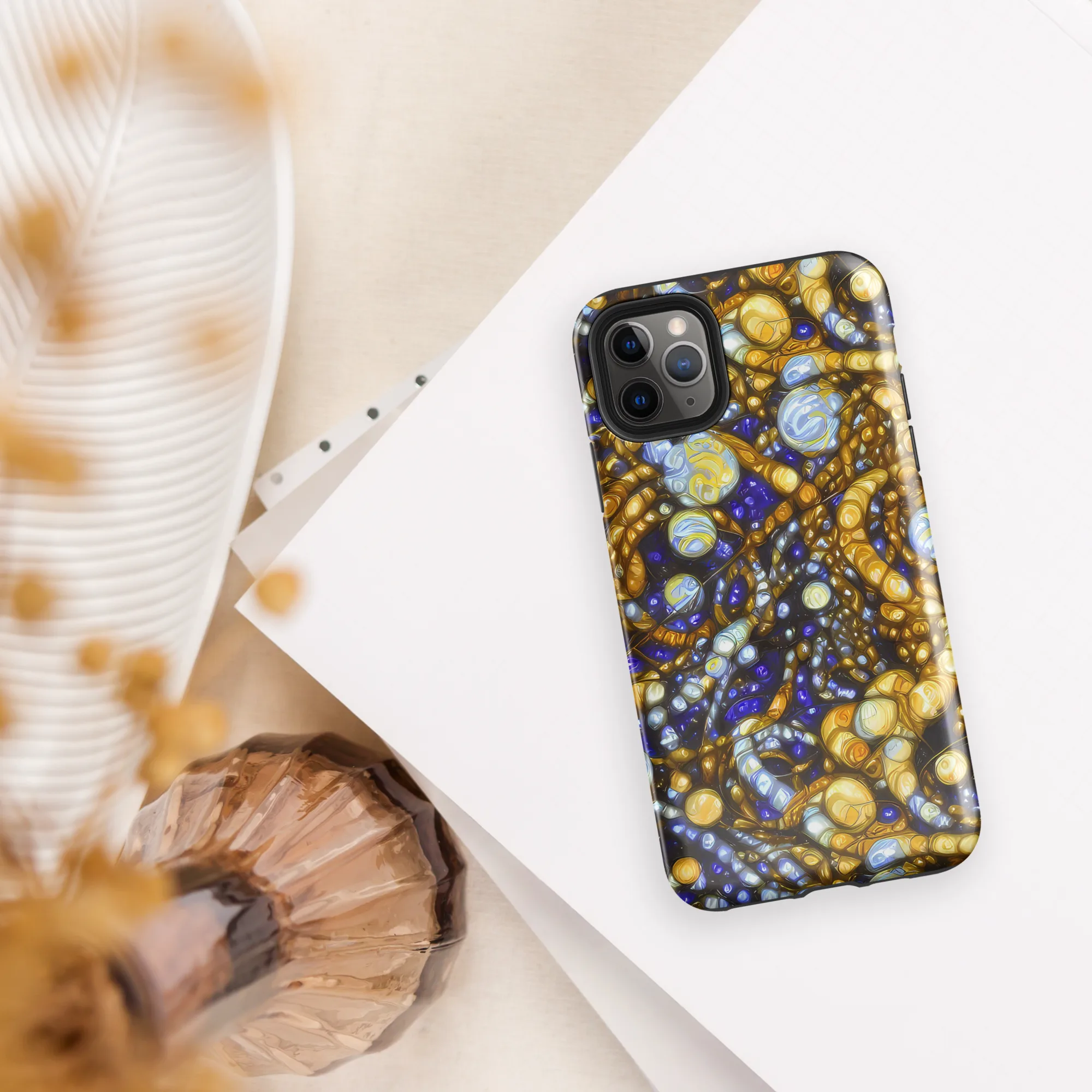 Molten Cobalt on Tough Case for iPhone® — Front