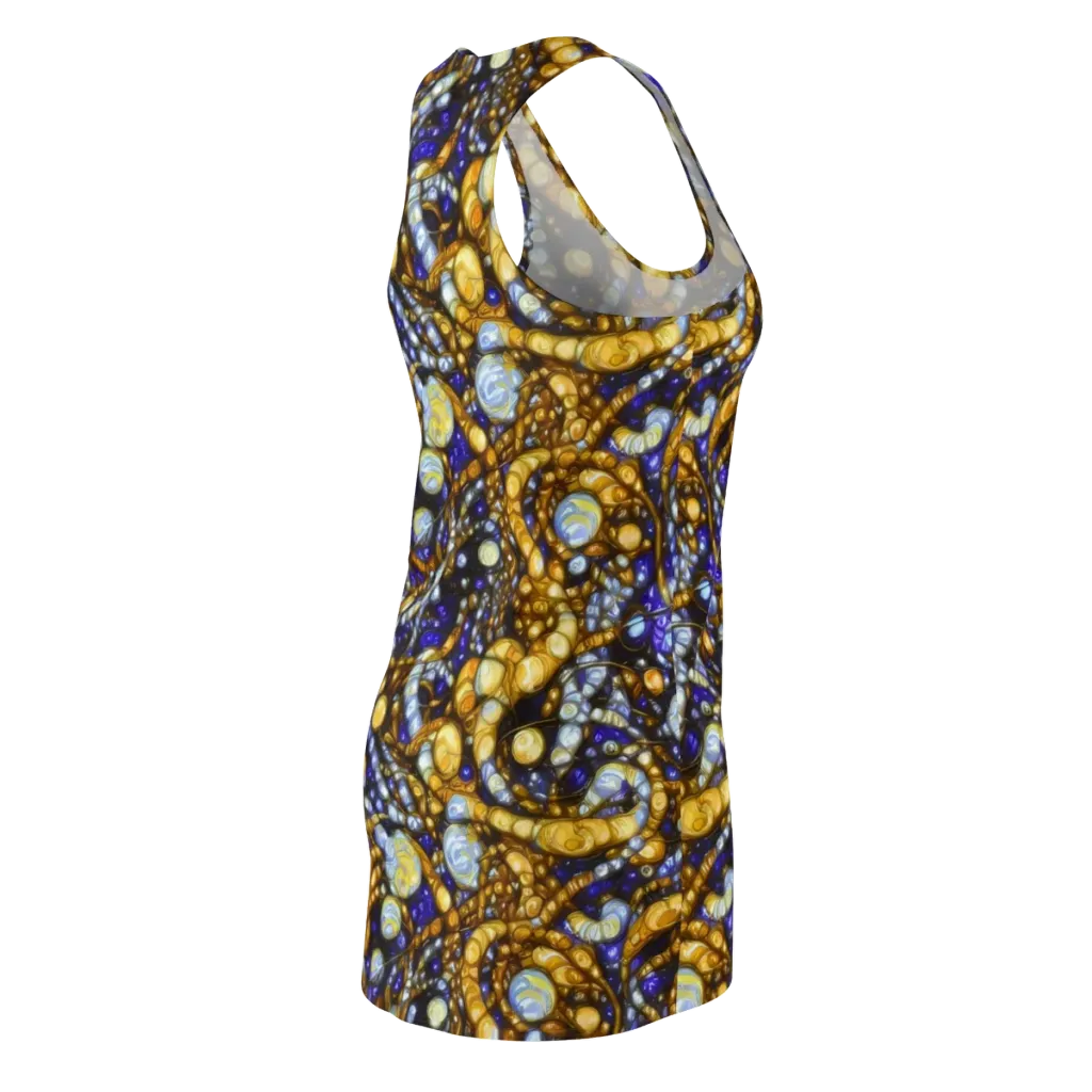 Molten Cobalt on Racerback Dress — Back Side