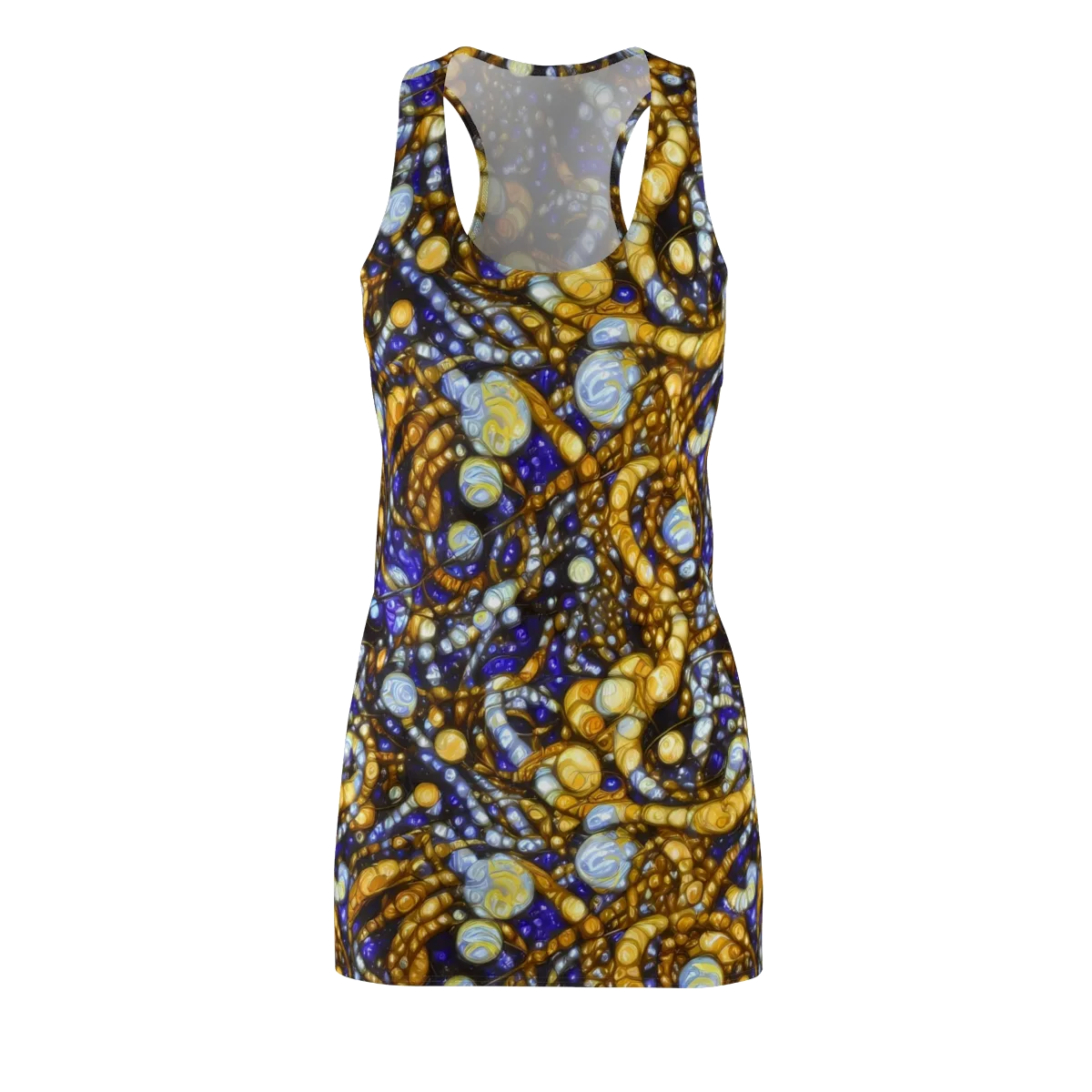 Molten Cobalt on Racerback Dress — Front