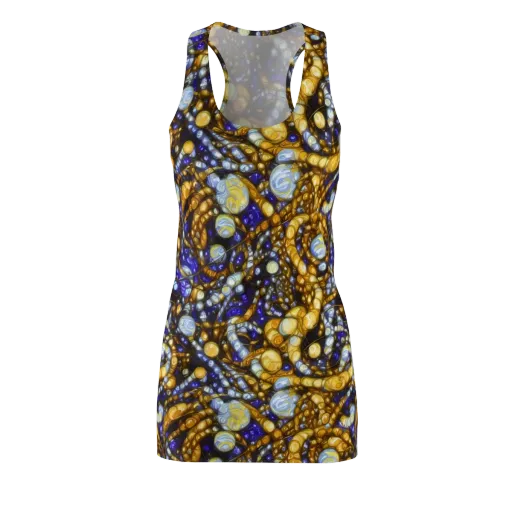 Molten Cobalt on a Racerback Dress