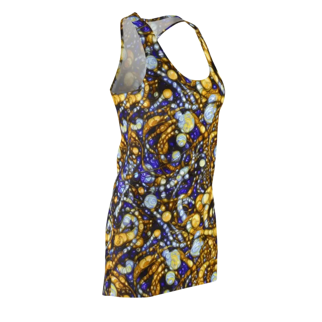 Molten Cobalt on Racerback Dress — Front Side