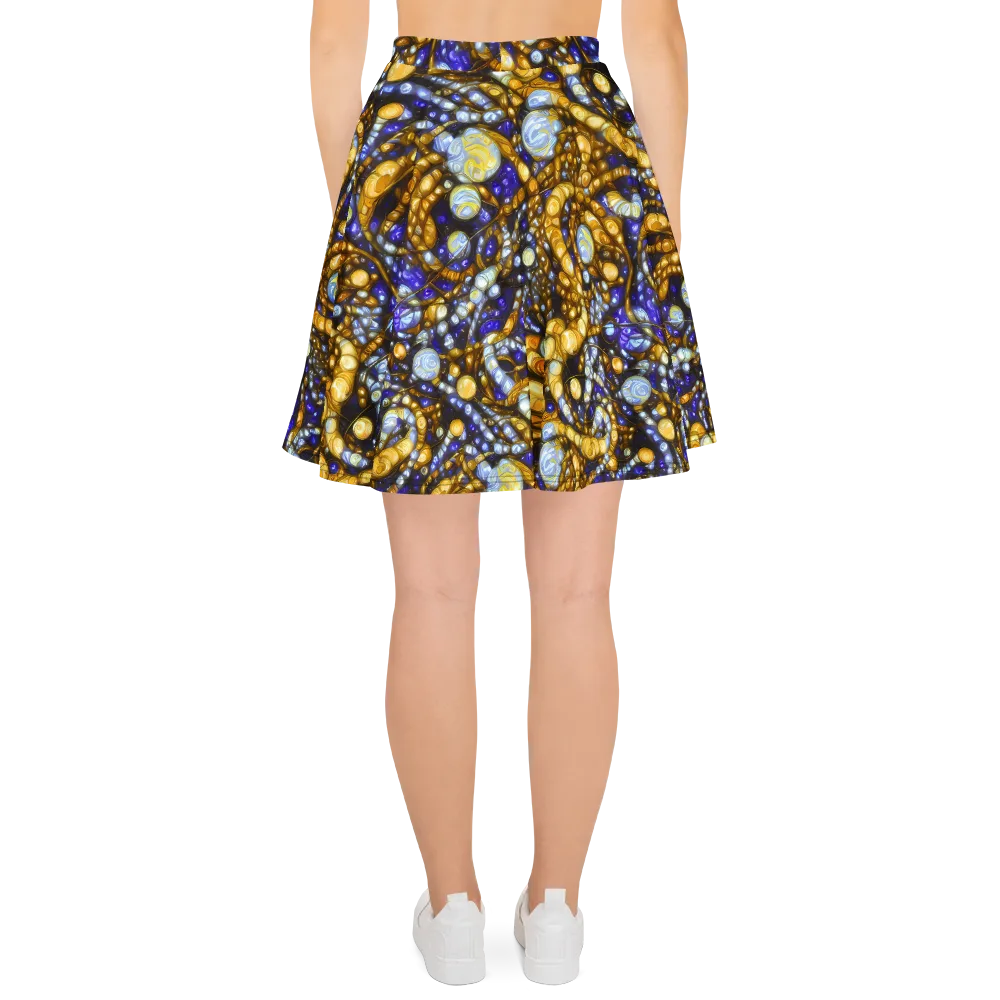 Molten Cobalt on Skater Skirt — Back