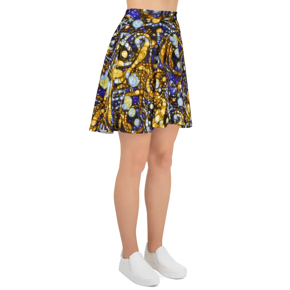 Molten Cobalt on Skater Skirt — Right