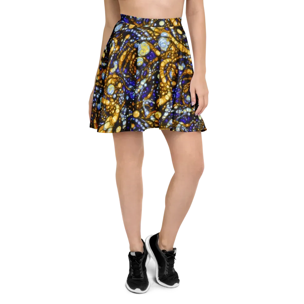 Molten Cobalt on Skater Skirt — Front