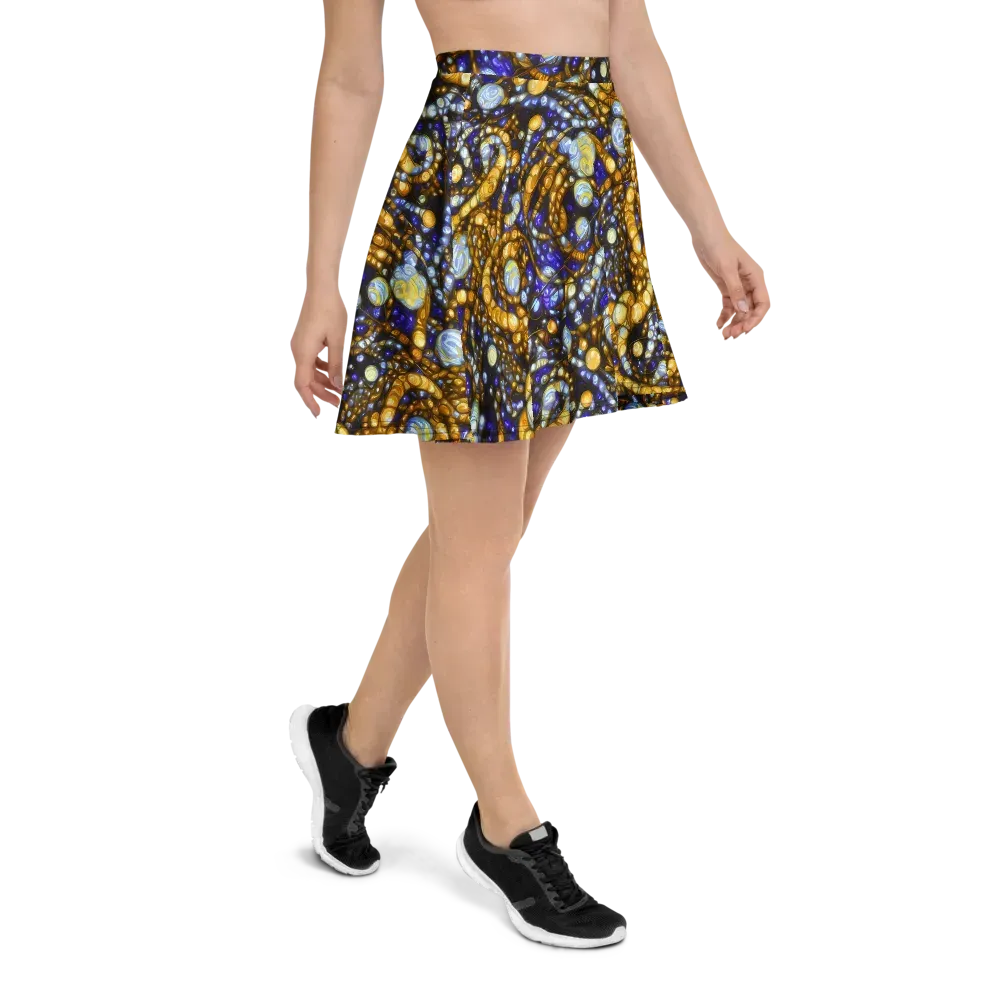 Molten Cobalt on Skater Skirt — Right