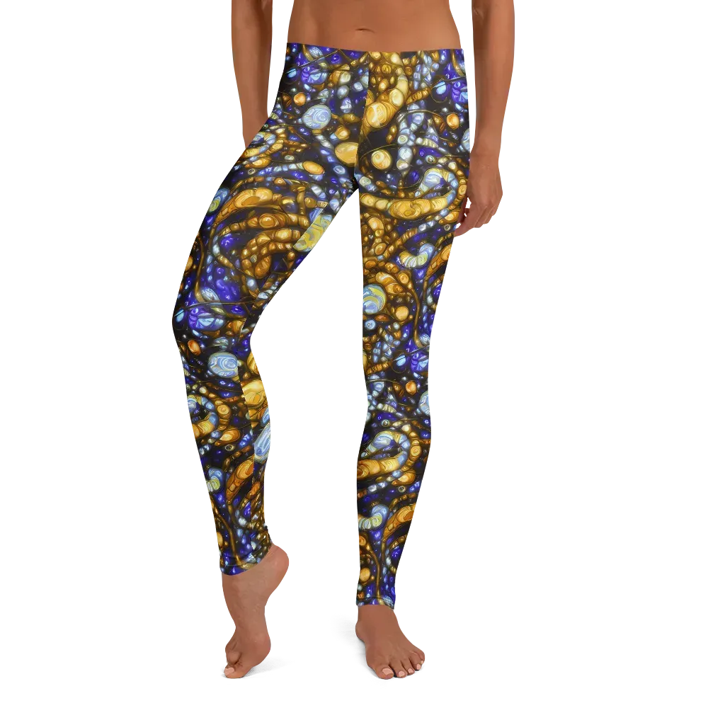 Molten Cobalt on Leggings — Front