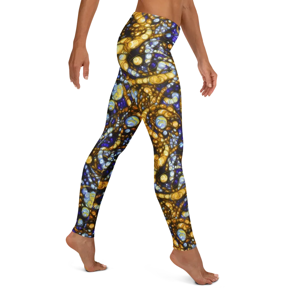 Molten Cobalt on Leggings — Right