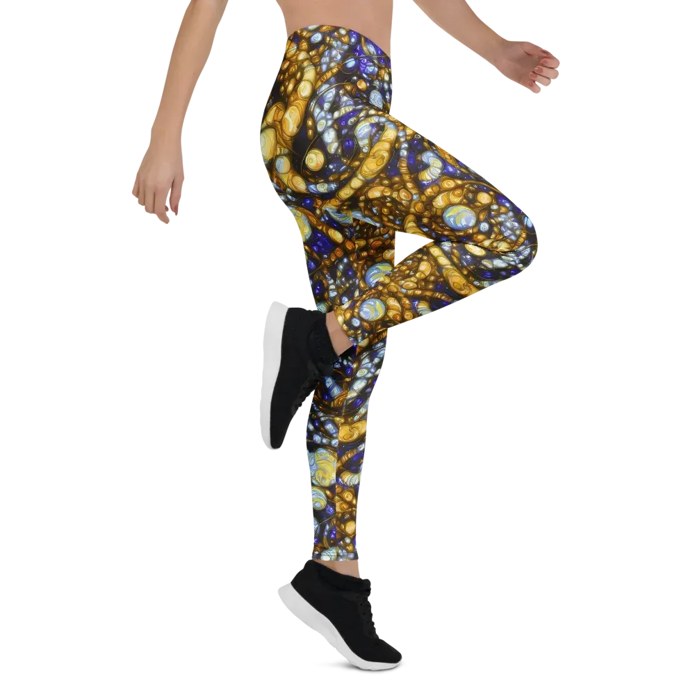 Molten Cobalt on Leggings — Right