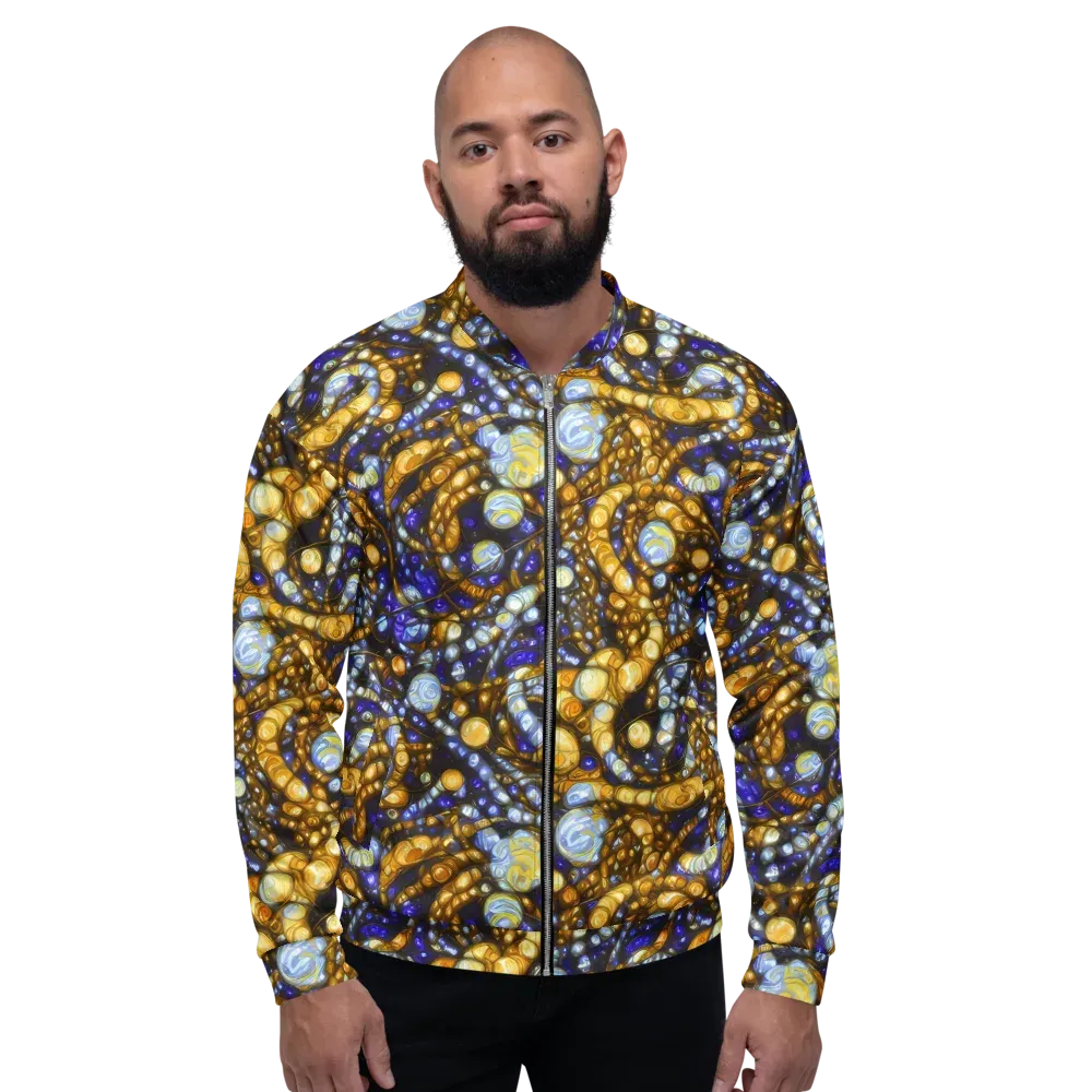 Molten Cobalt on Bomber Jacket — Front