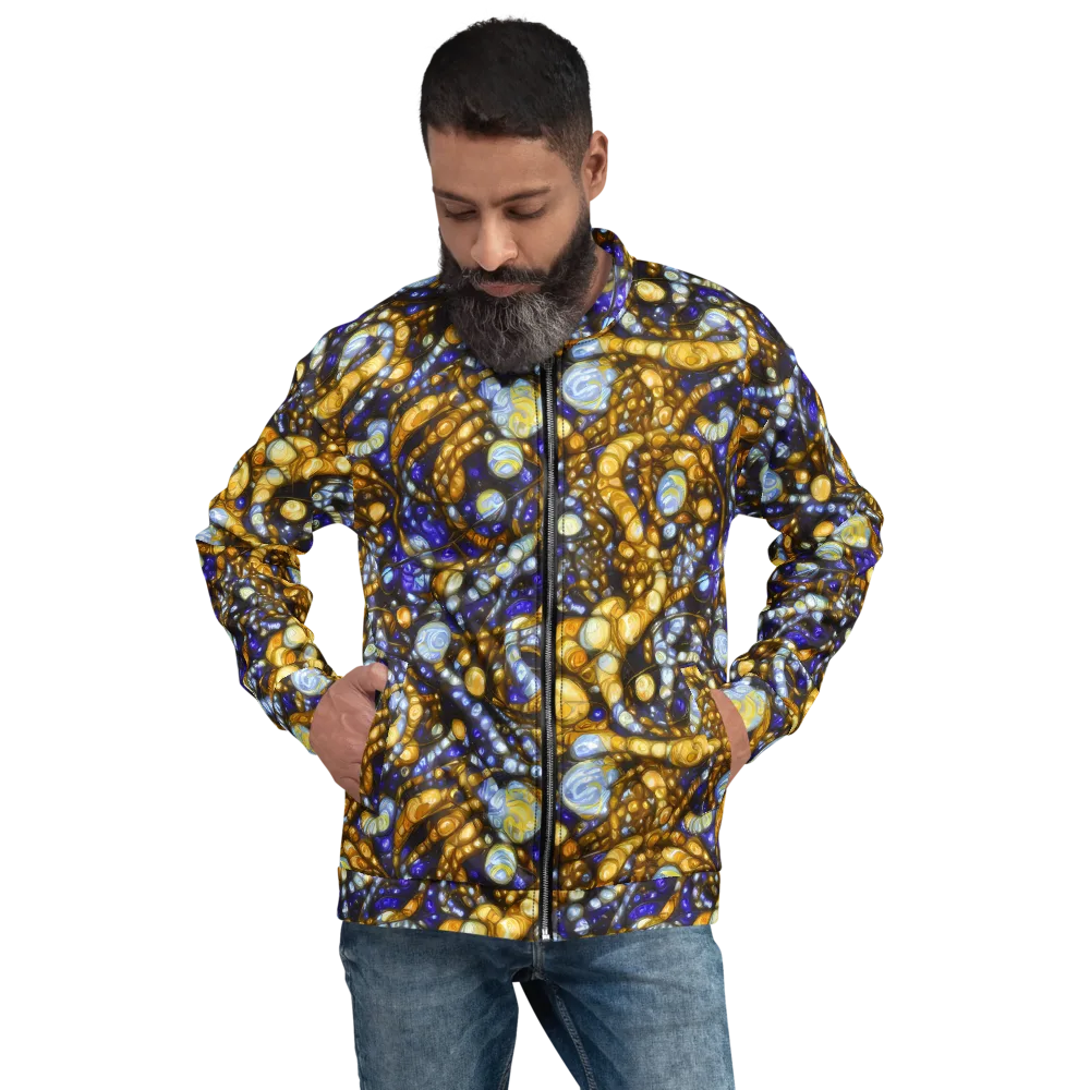 Molten Cobalt on Bomber Jacket — Front