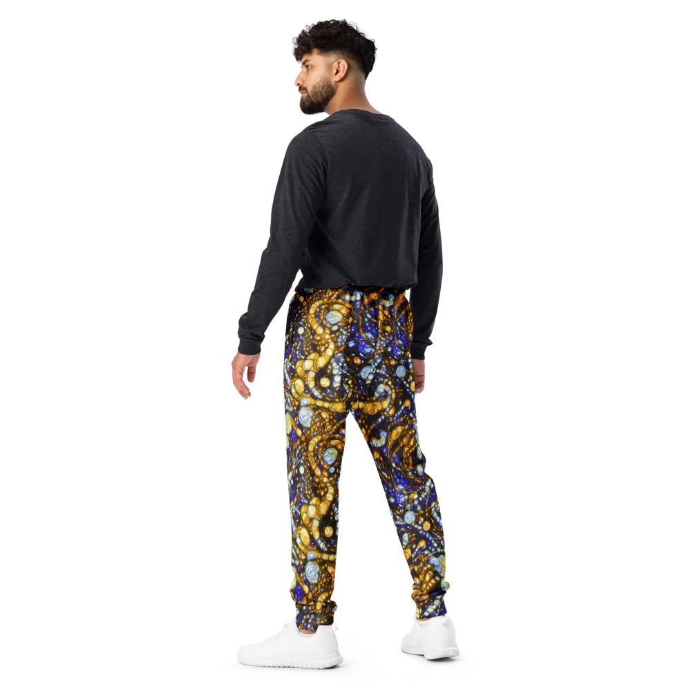 Molten Cobalt on Men's Joggers — Back