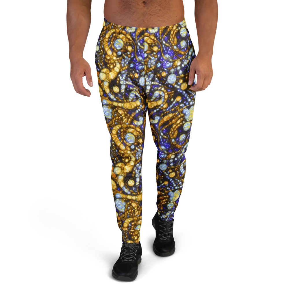Molten Cobalt on Men's Joggers — Front