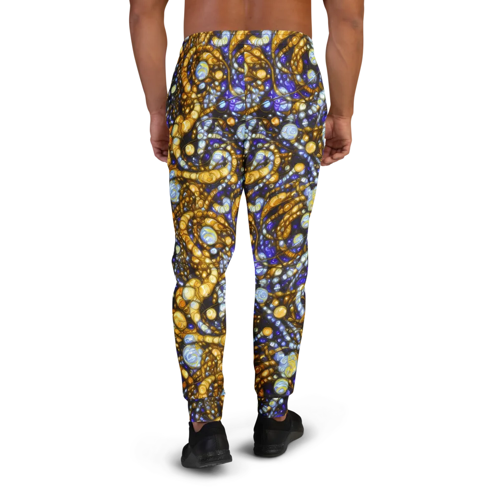 Molten Cobalt on Men's Joggers — Back