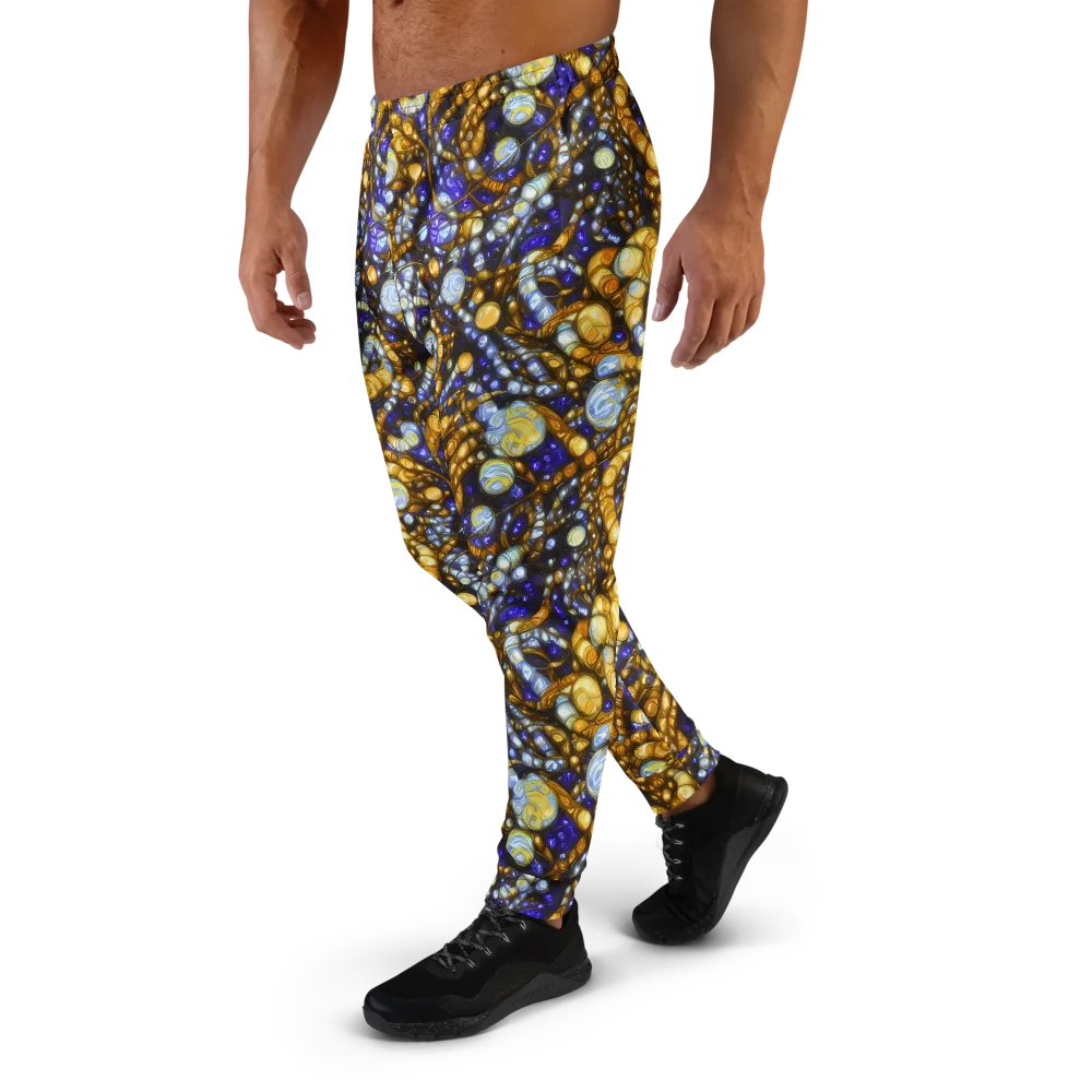 Molten Cobalt on Men's Joggers — Left