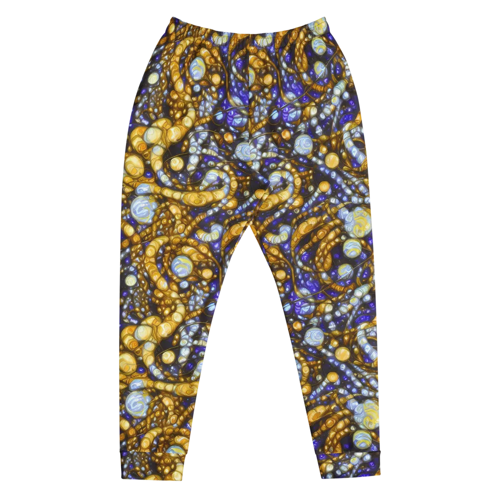 Molten Cobalt on Men's Joggers — Front