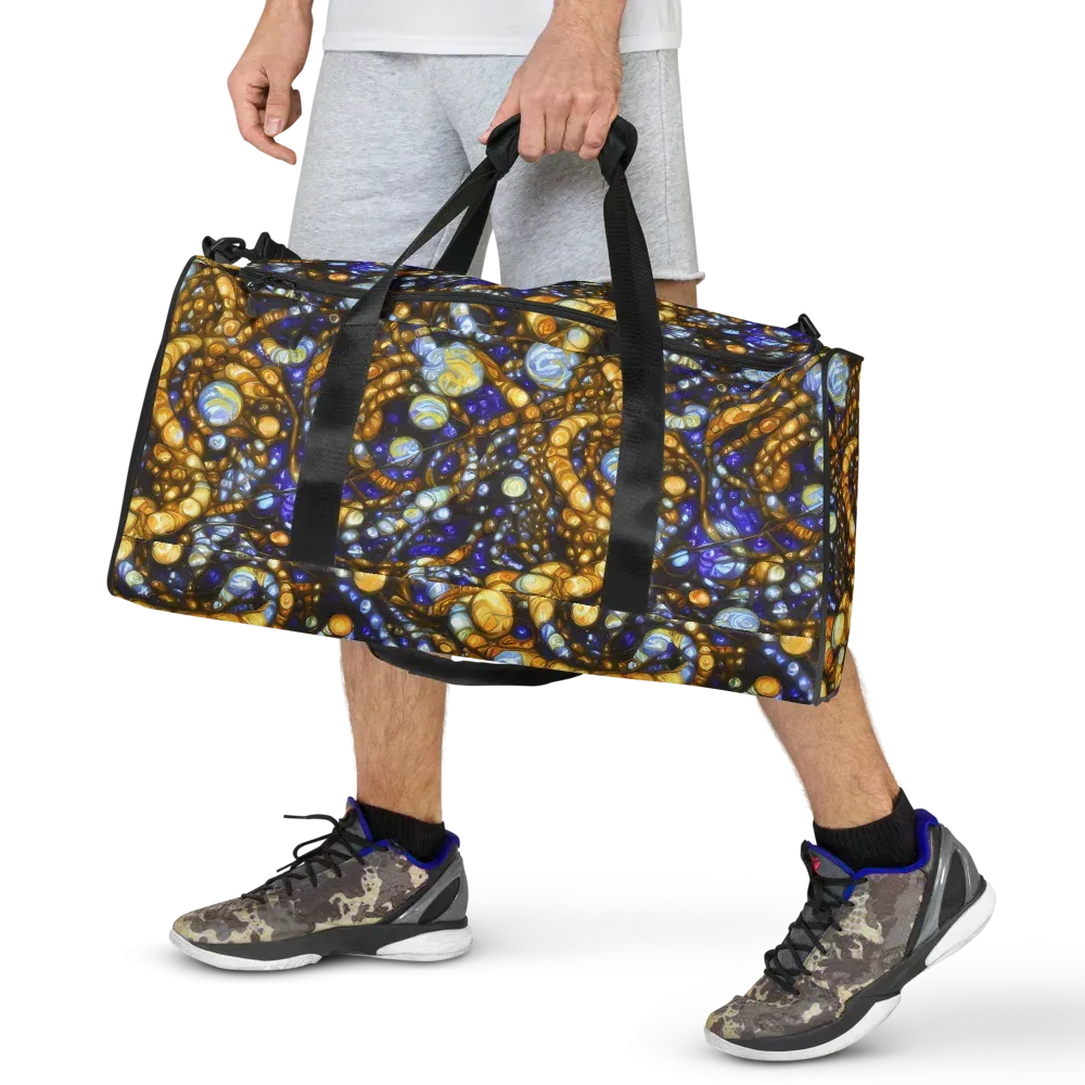 Molten Cobalt on Duffle Bag — Front