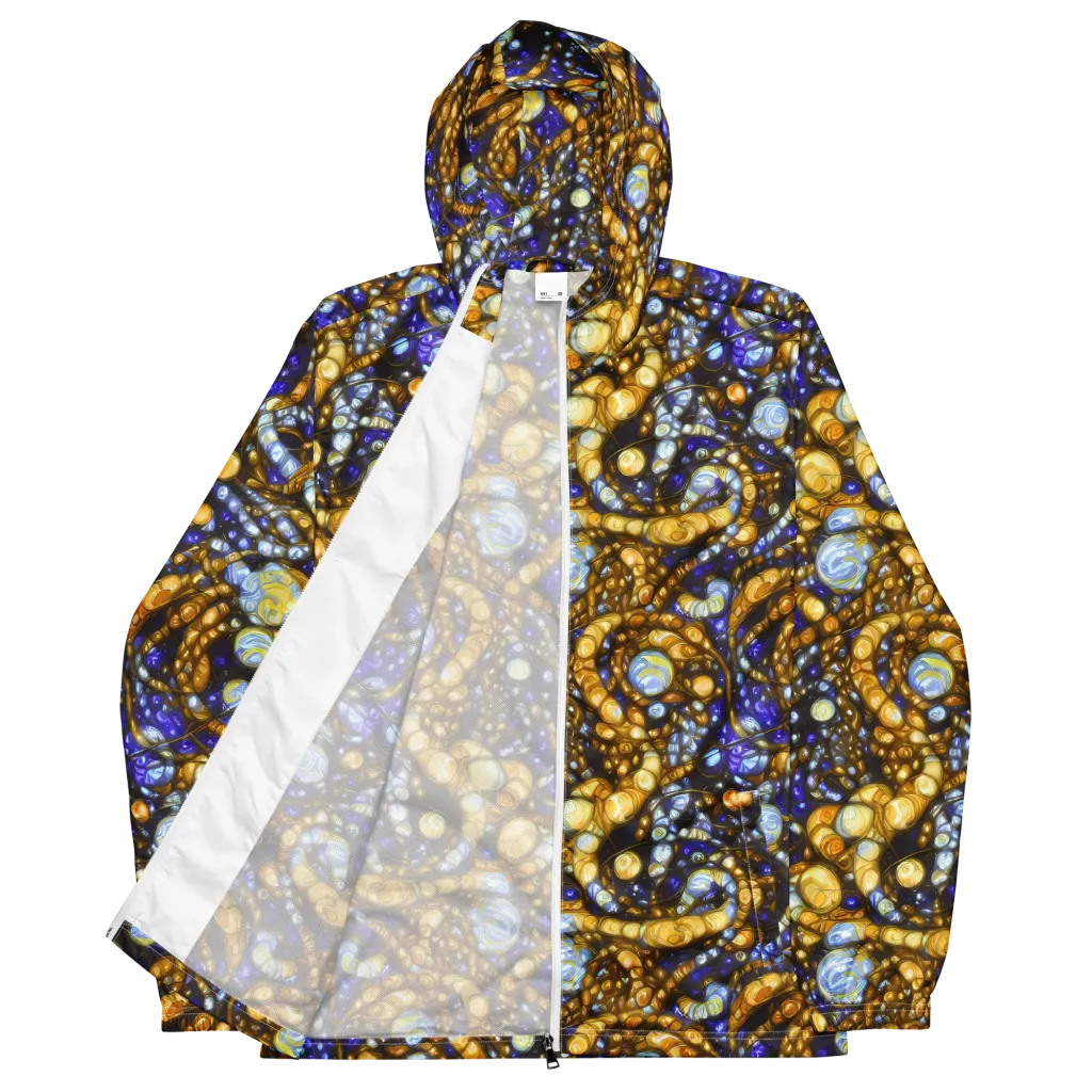 Molten Cobalt on Men's Windbreaker — Front
