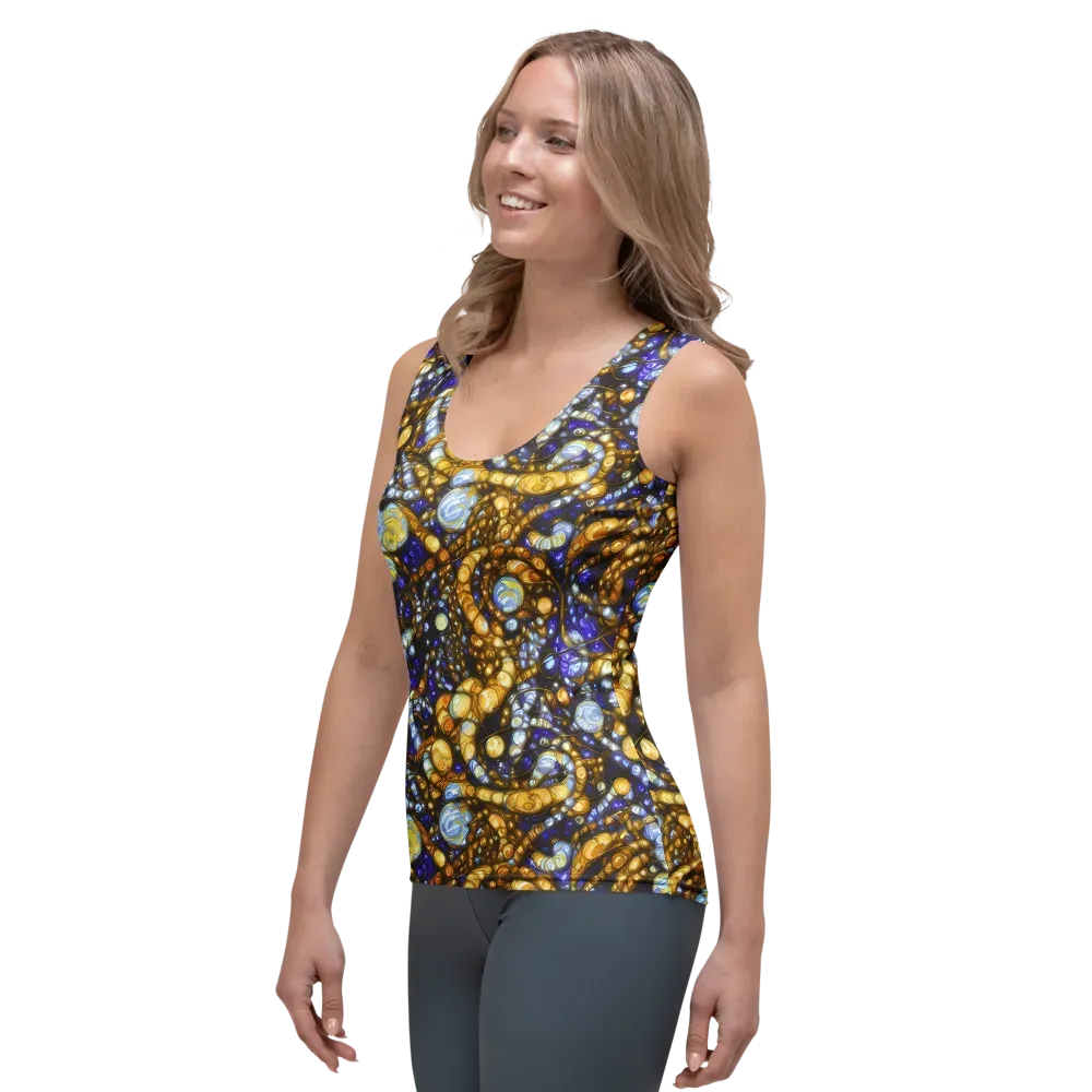 Molten Cobalt on Women's Tank Top — Left Front