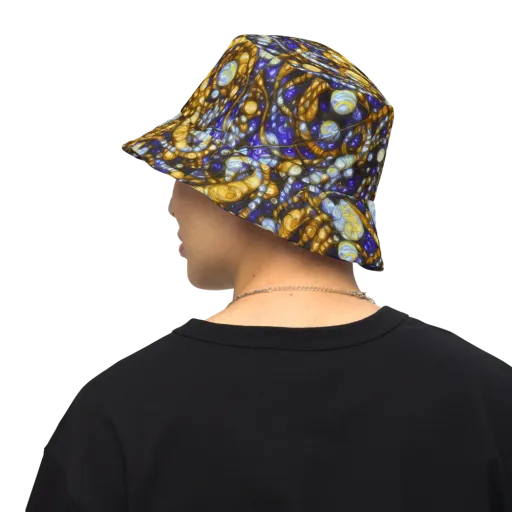 Molten Cobalt on a Reversible Bucket Hat