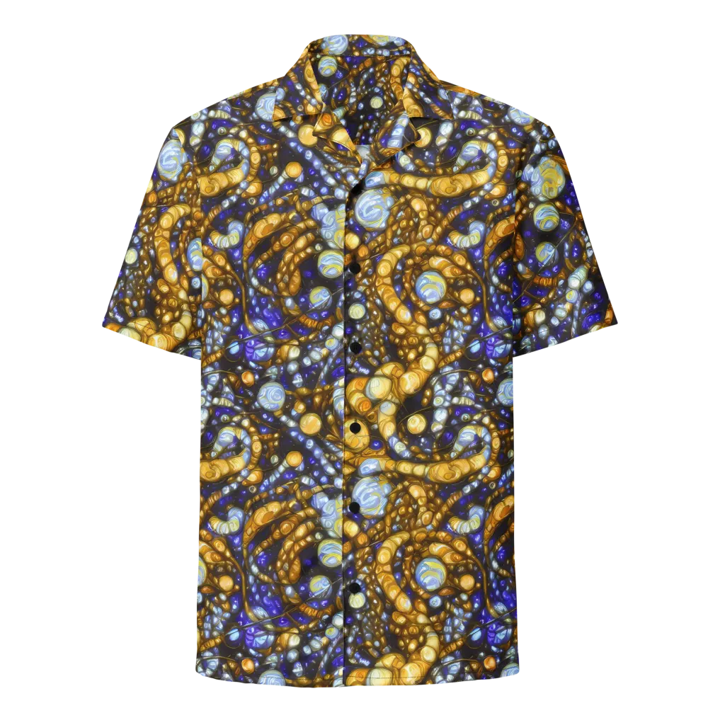 Molten Cobalt on Button Shirt — Front