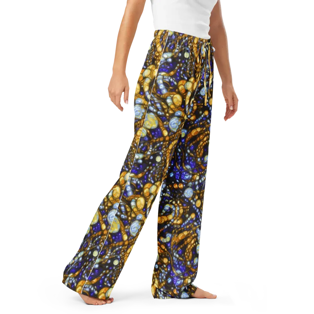 Molten Cobalt on Women's Pajama Pants — Right Front