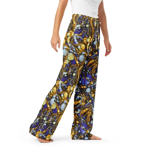 Molten Cobalt on a Women's Pajama Pants