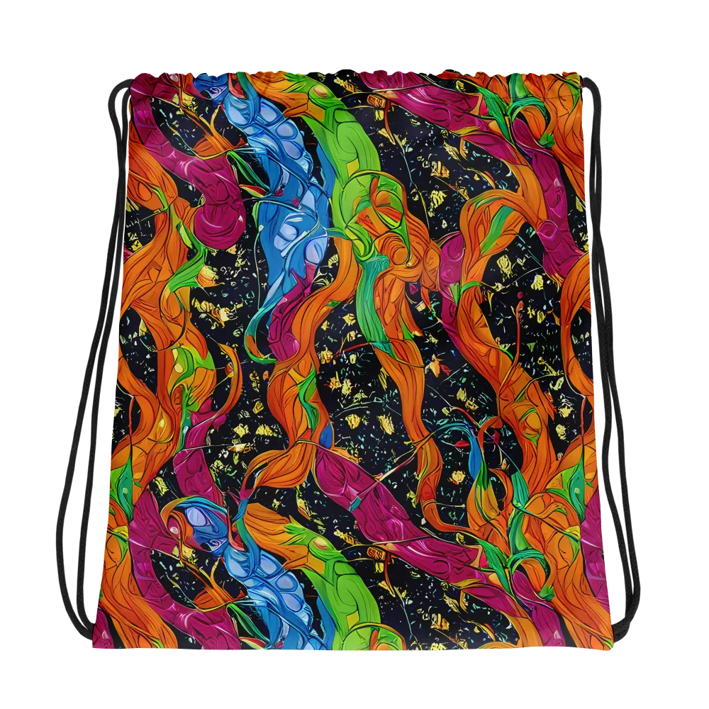 Tropical Static on Drawstring Bag — Photo