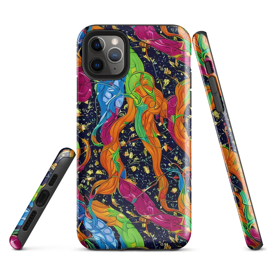 Tropical Static on Tough Case for iPhone® — Front