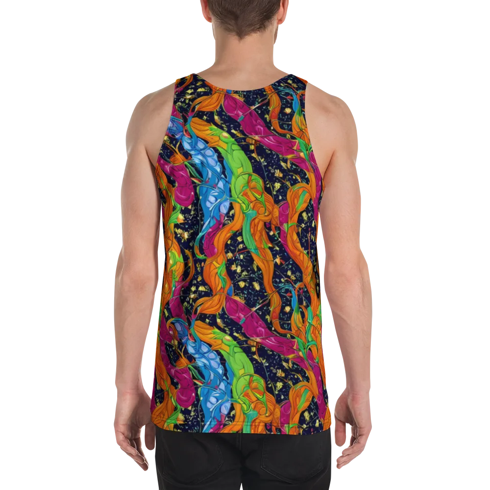 Tropical Static on Men's Tank Top — Back