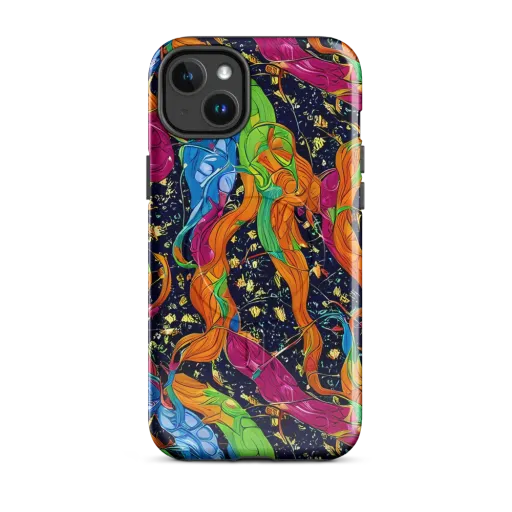 Tropical Static on a MagSafe Tough Case for iPhone®