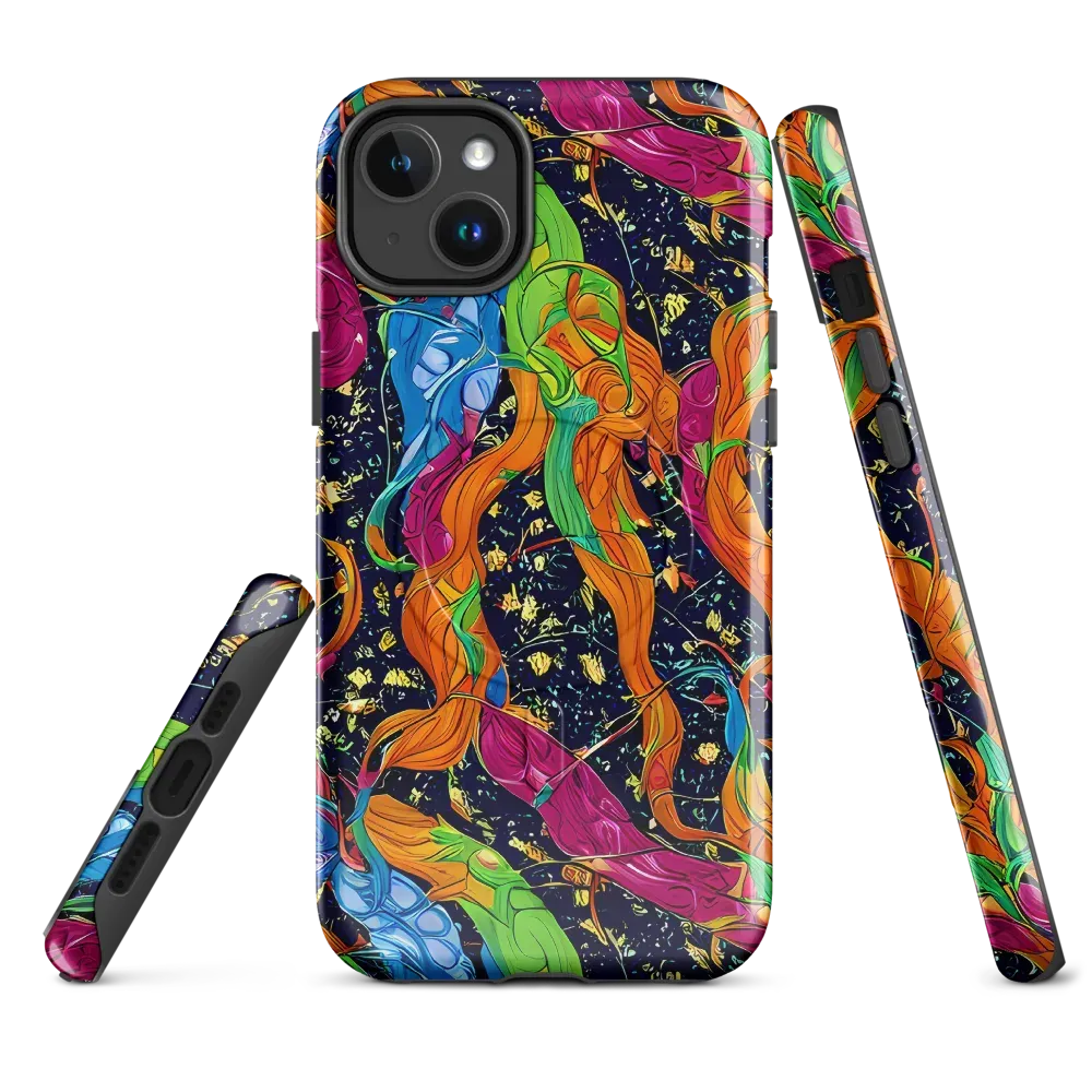 Tropical Static on MagSafe Tough Case for iPhone® — Front