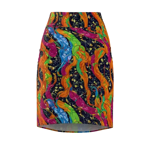 Tropical Static on a Pencil Skirt