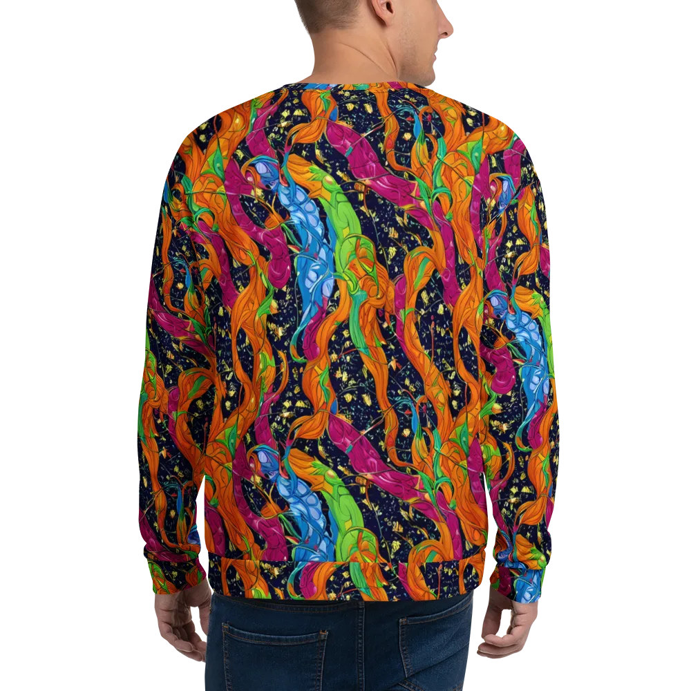 Tropical Static on Sweatshirt — Back