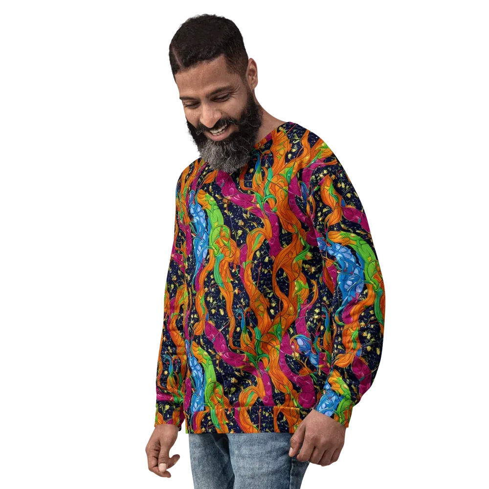 Tropical Static on Sweatshirt — Left Front