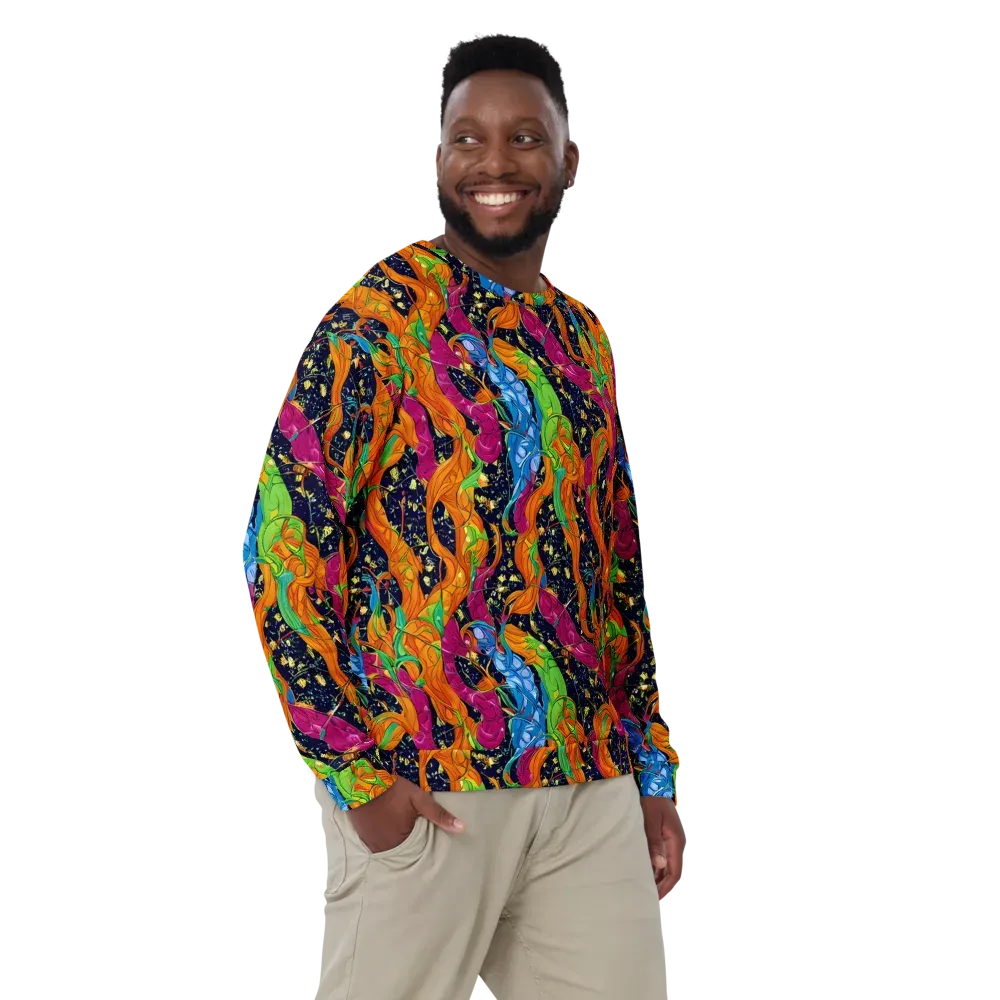 Tropical Static on Sweatshirt — Front