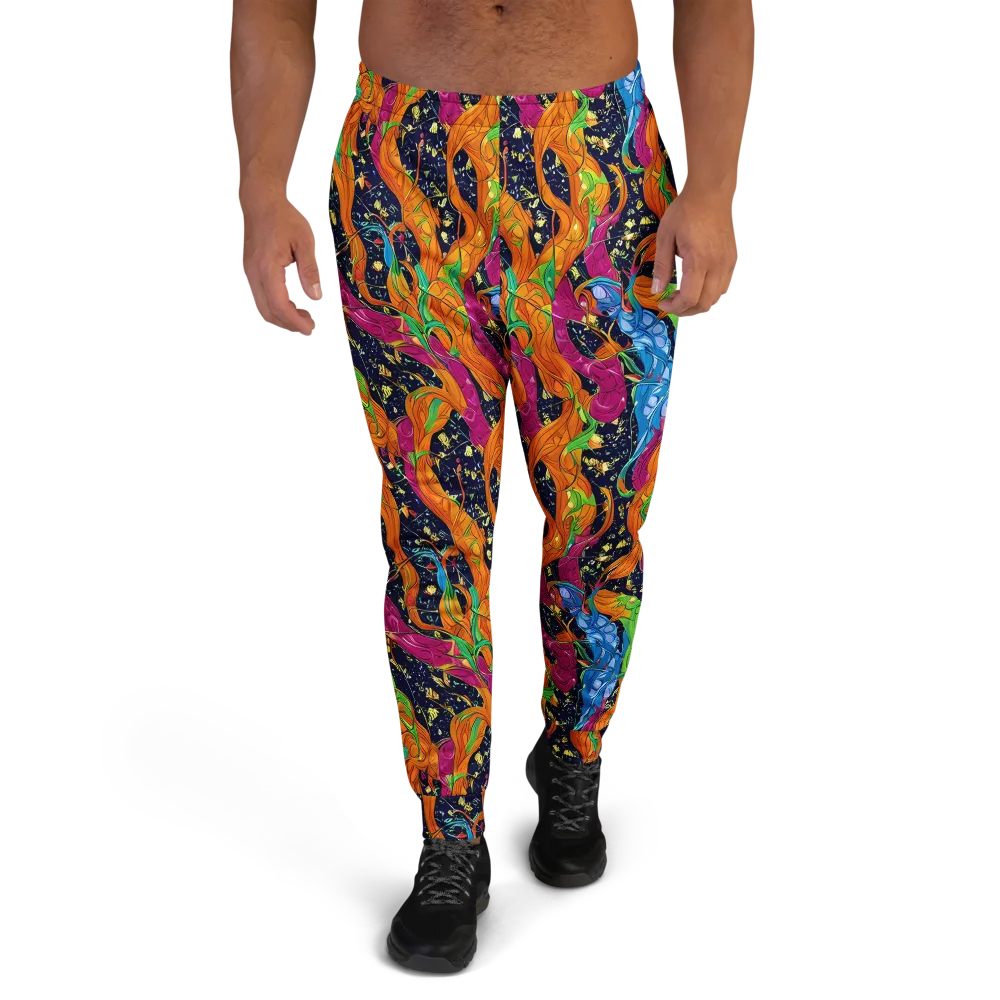 Tropical Static on Men's Joggers — Front