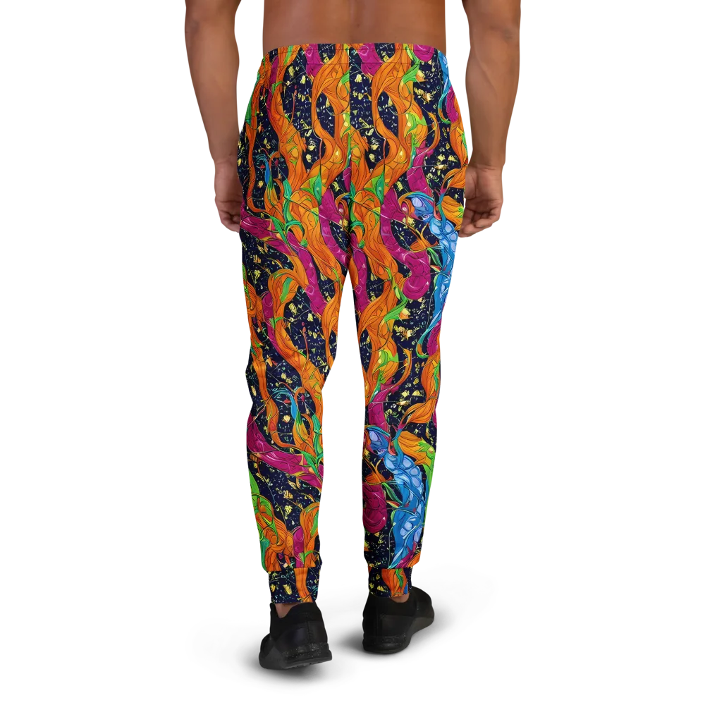 Tropical Static on Men's Joggers — Back