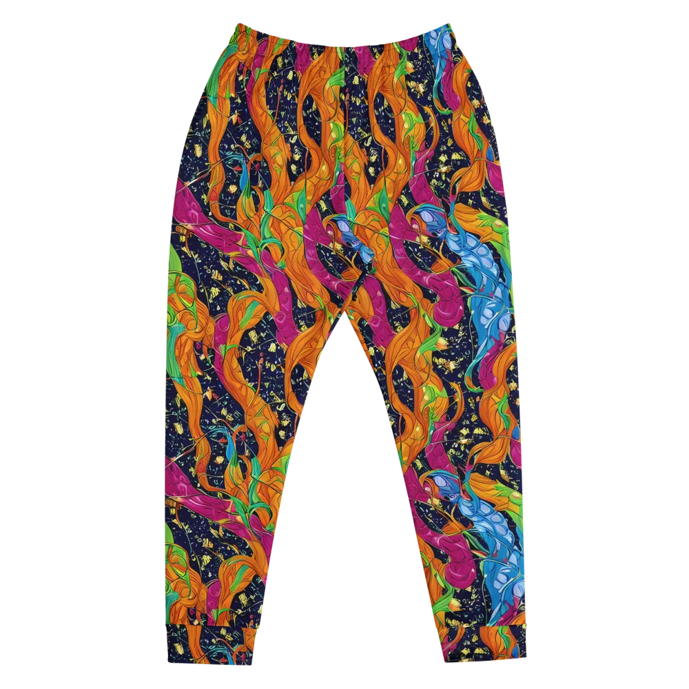 Tropical Static on Men's Joggers — Front